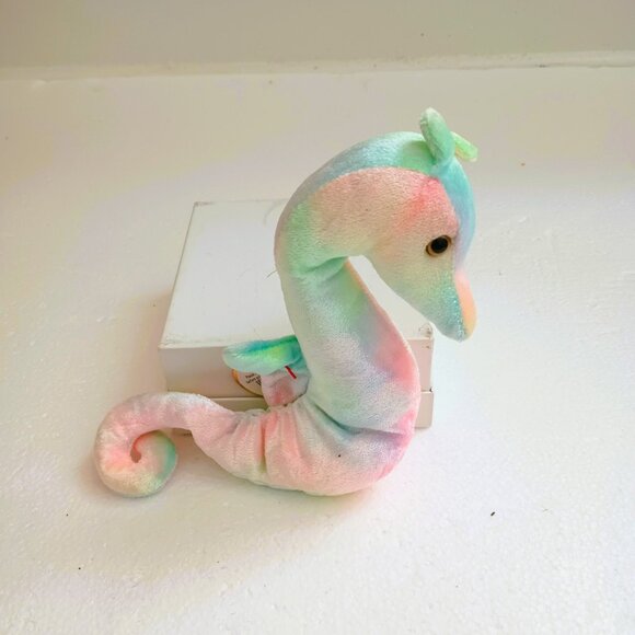 Ty Beanie Babies Lot of 4 NWT Squirmy , Rat, Harmonie, Neon Year 1997-2000 - Picture 6 of 8